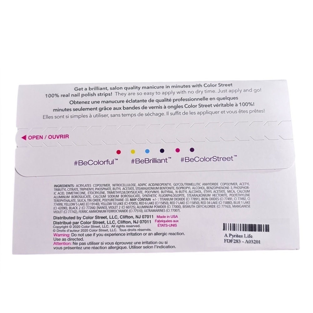 Color Street A Pyrites Life Nail Polish Strips. New in package. - Picture 4 of 4